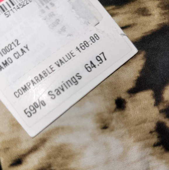 Camo Clay Sleeveless Button Down Shirt - Picture 4 of 5